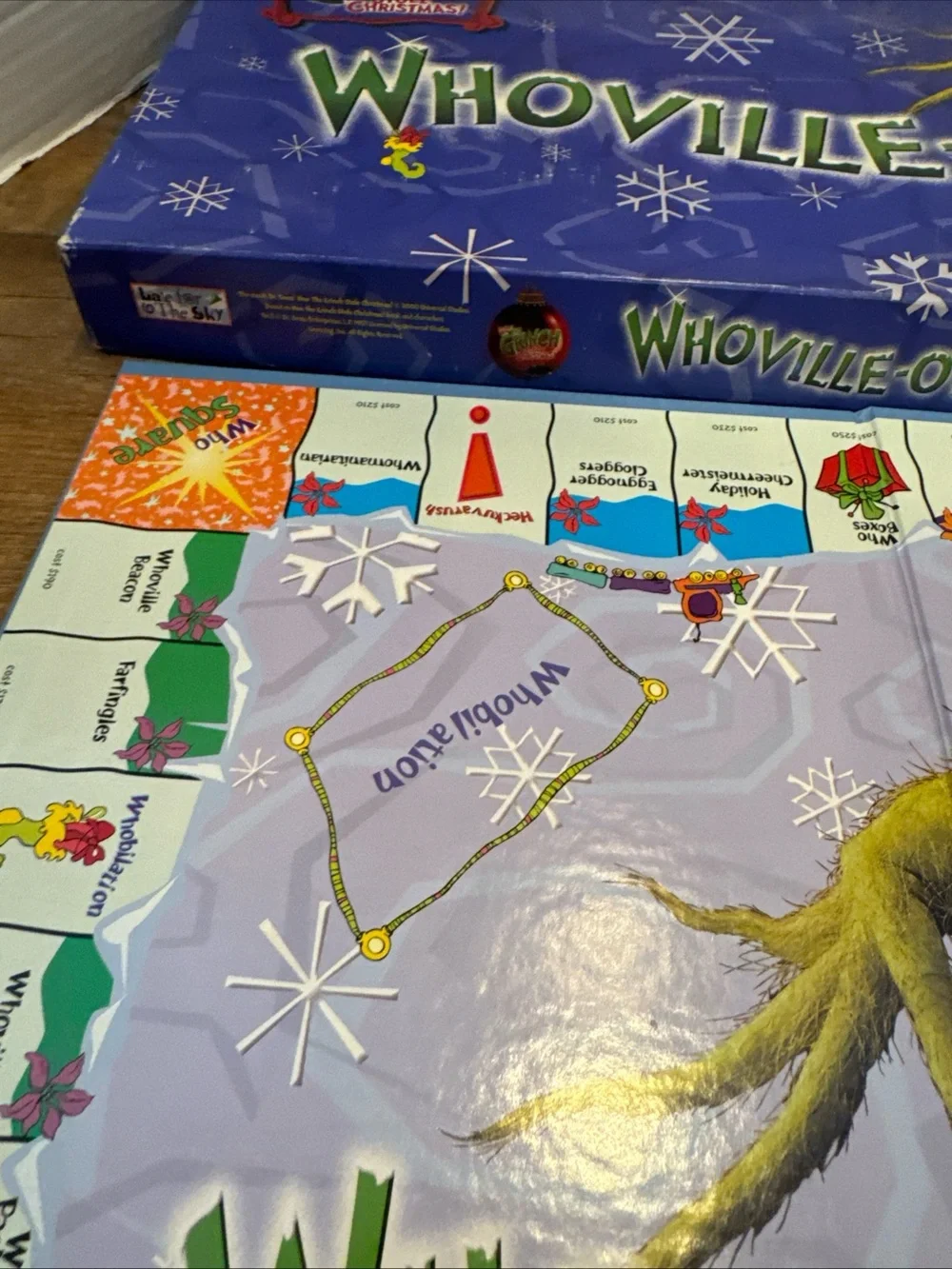 Vintage Whoville-Opoly The Grinch Who Stole Christmas Board Game Complete